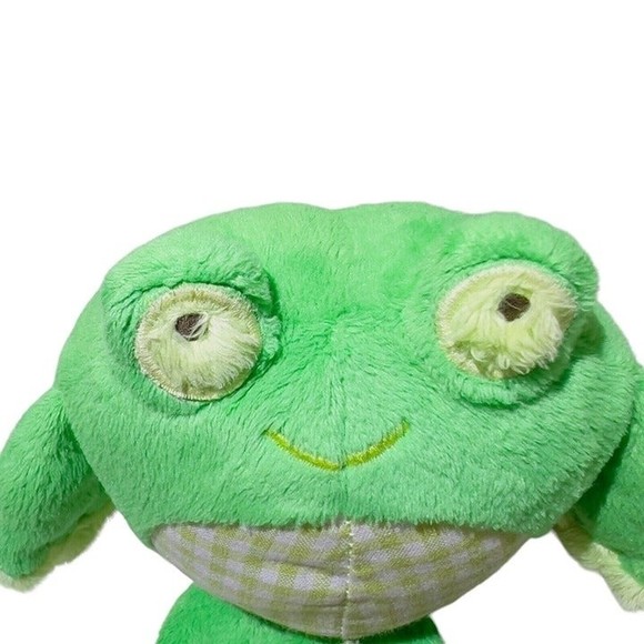 Old Navy Green 7” Frog 2011 Stuffed Animal Plush Soft Baby Toy Washable - Picture 10 of 10